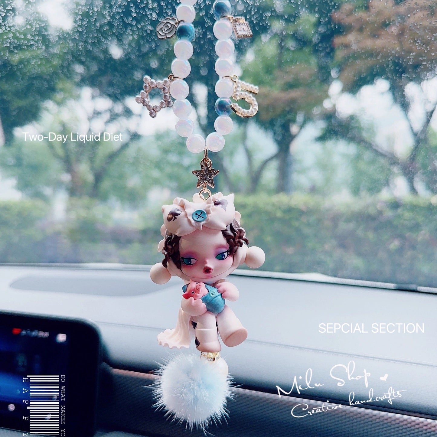 SP weekday Wonderland Series Car Pendant