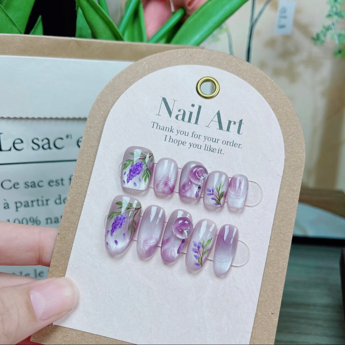 Grape Handmade Nail