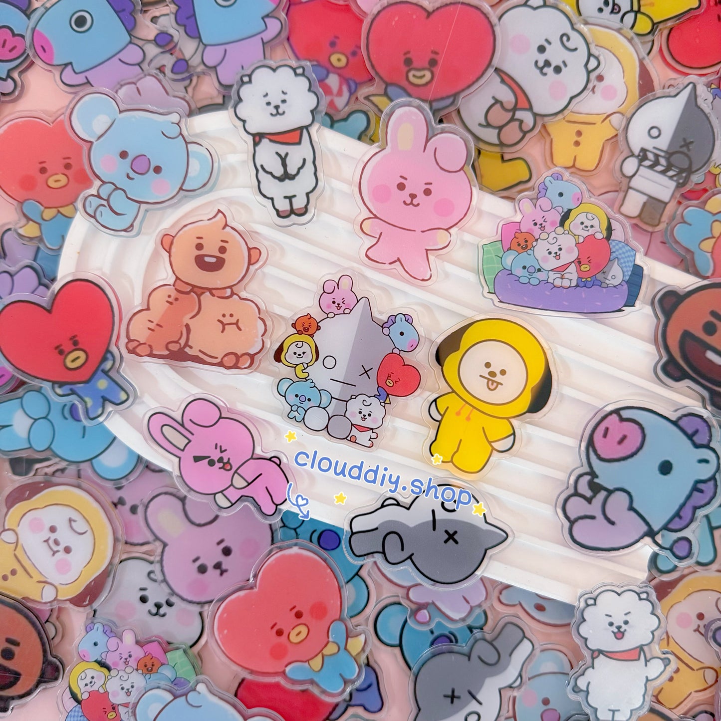 4cm BT21 Acrylic Patch