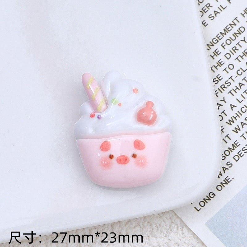 Cute Ice Cream Charm