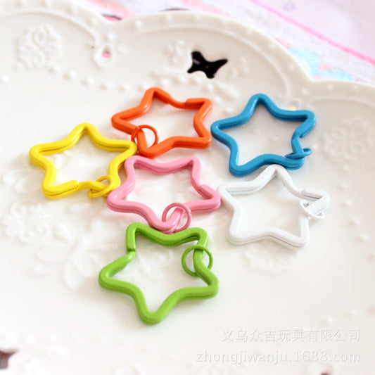 Five-Pointed Star Keychain Accessories