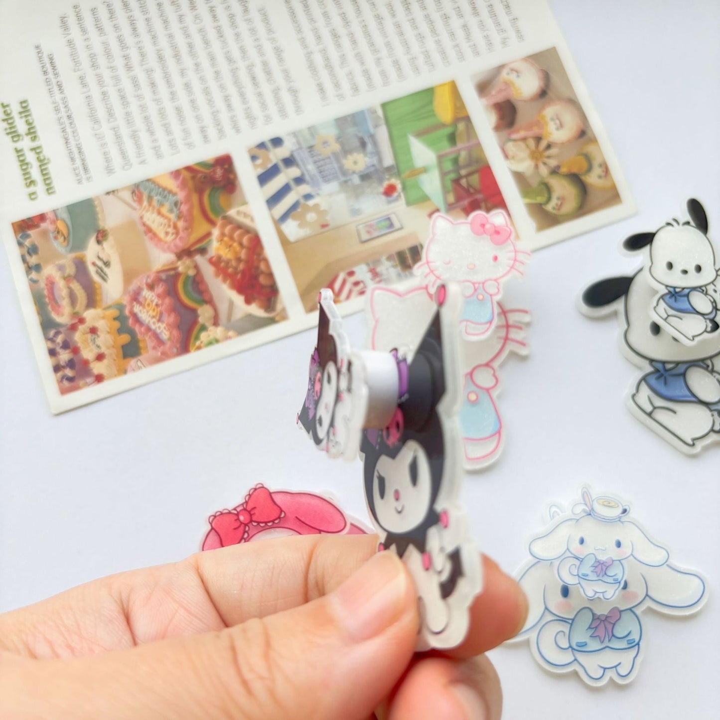 Sanrio Rotating Acrylic Charm