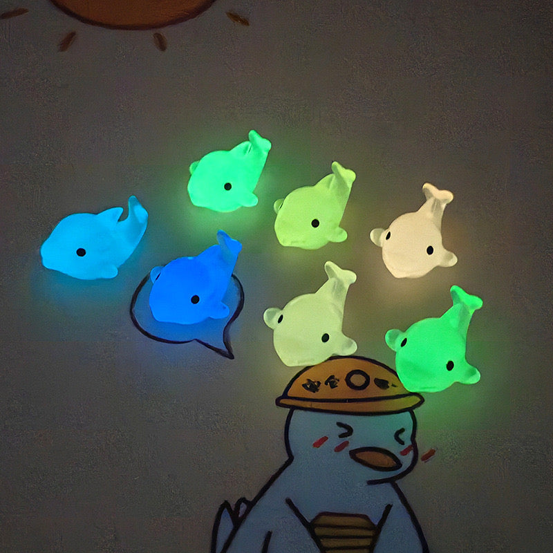 Mini Glow-In-The-Dark Dolphin Charm