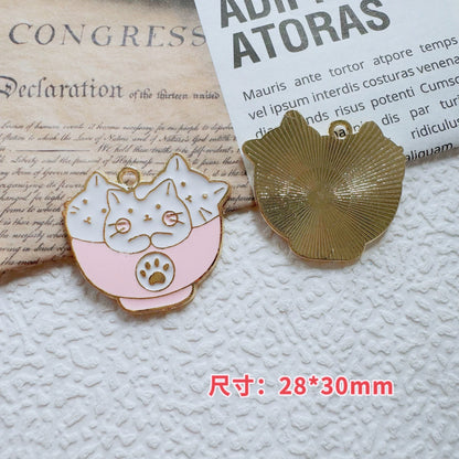 Cat Alloy Charm