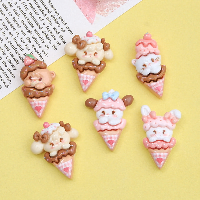 Ice Cream Cone Charm