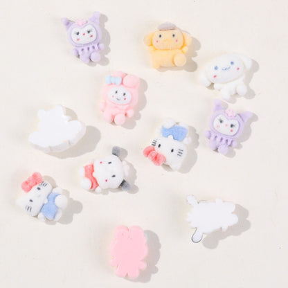 Flocked Sanrio Charm