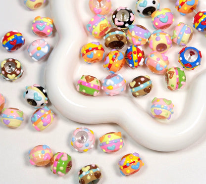 Hand-Painted Love Bead