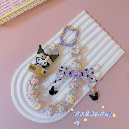 Kuromi Handbag Mobile Pendant