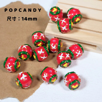 Hand-Painted Colored Love Beads