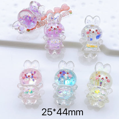 Cute Bunny Beaded Charm