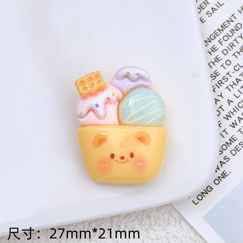 Cute Ice Cream Charm