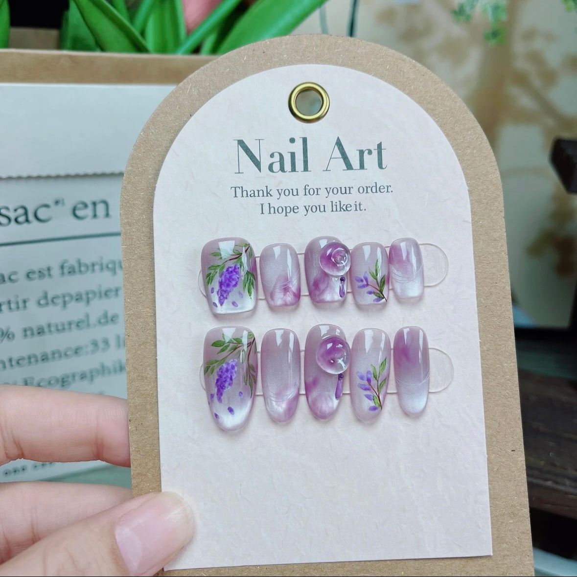 Grape Handmade Nail