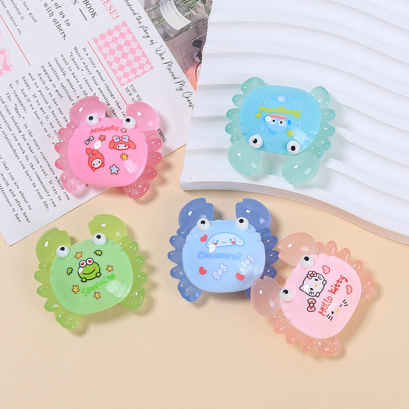 Glow-In-The-Dark Sanrio Crab Charm