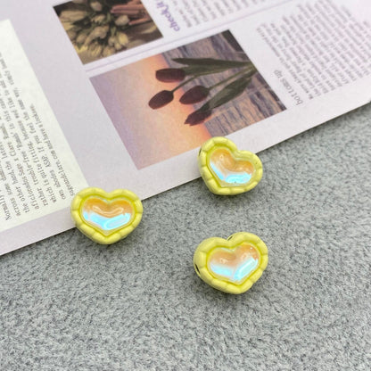 Heart Alloy Four-Way Bead