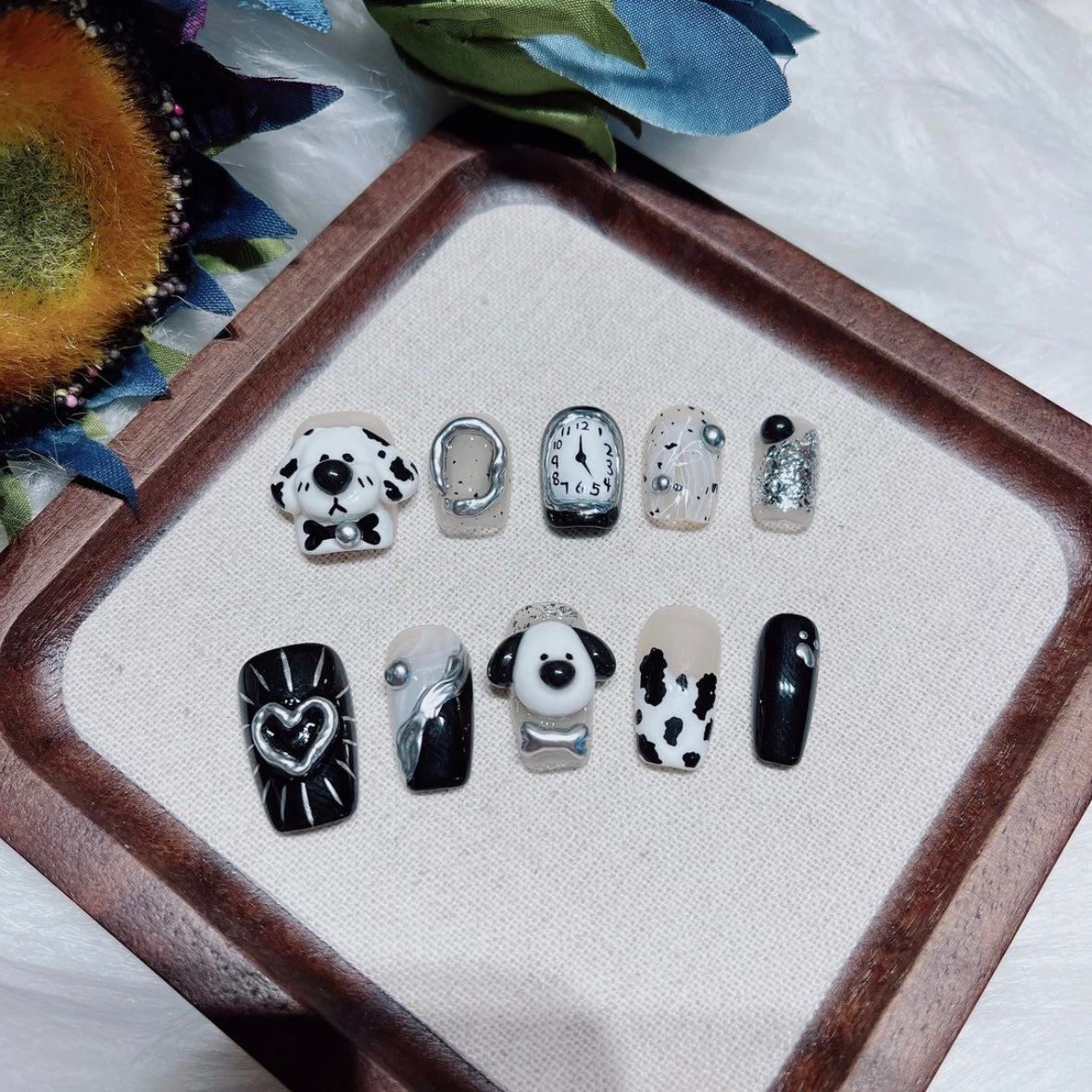 Handcrafted Nails For Dalmatians