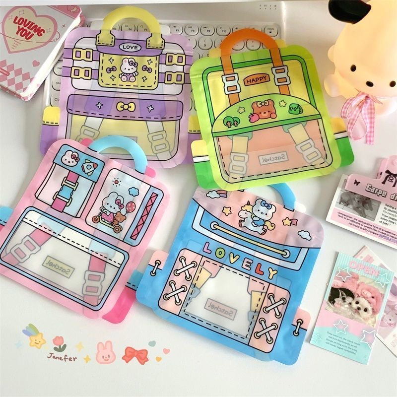 Cartoon Suitcase Ziploc Bag