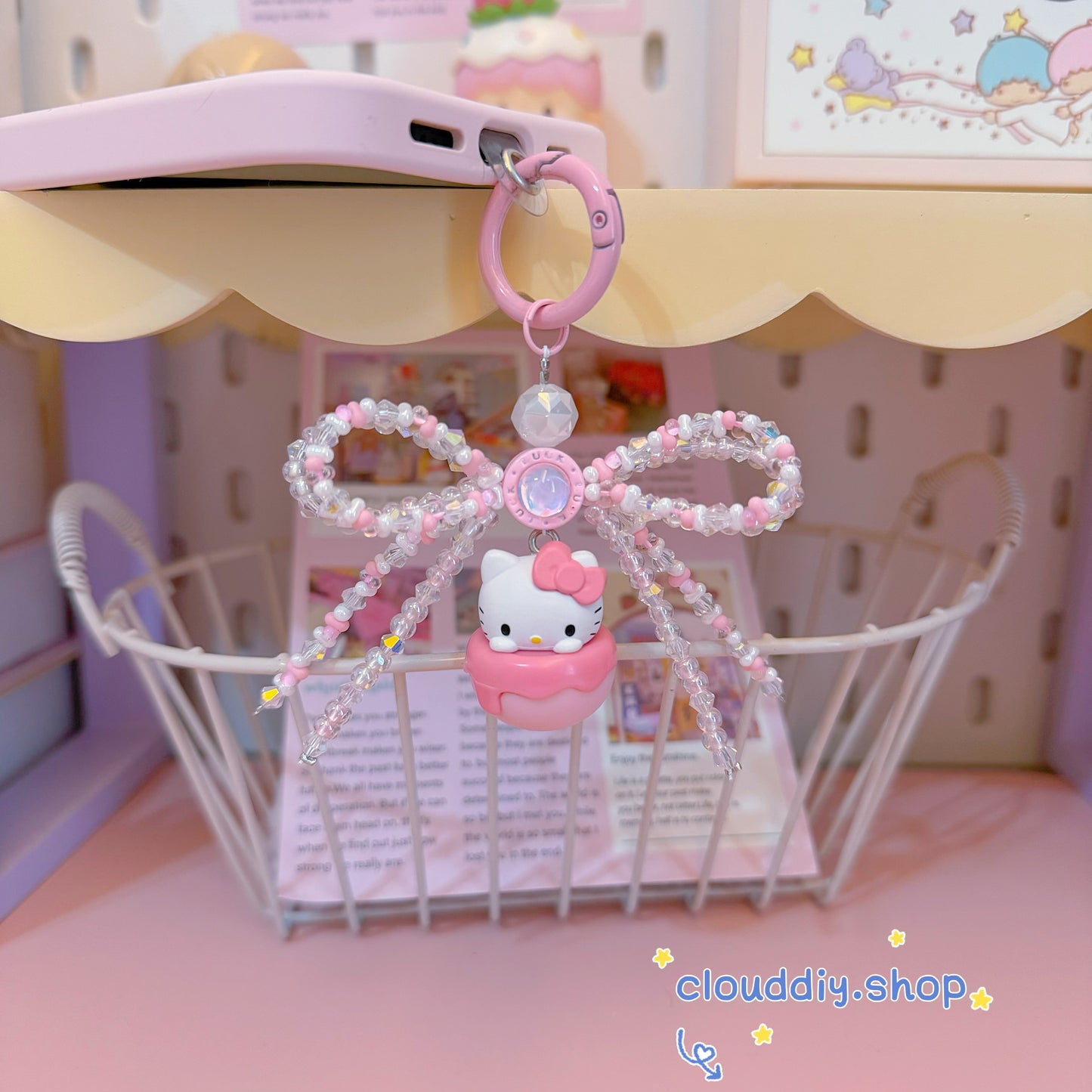 Hello Kitty Mobile Phone Bag Pendant