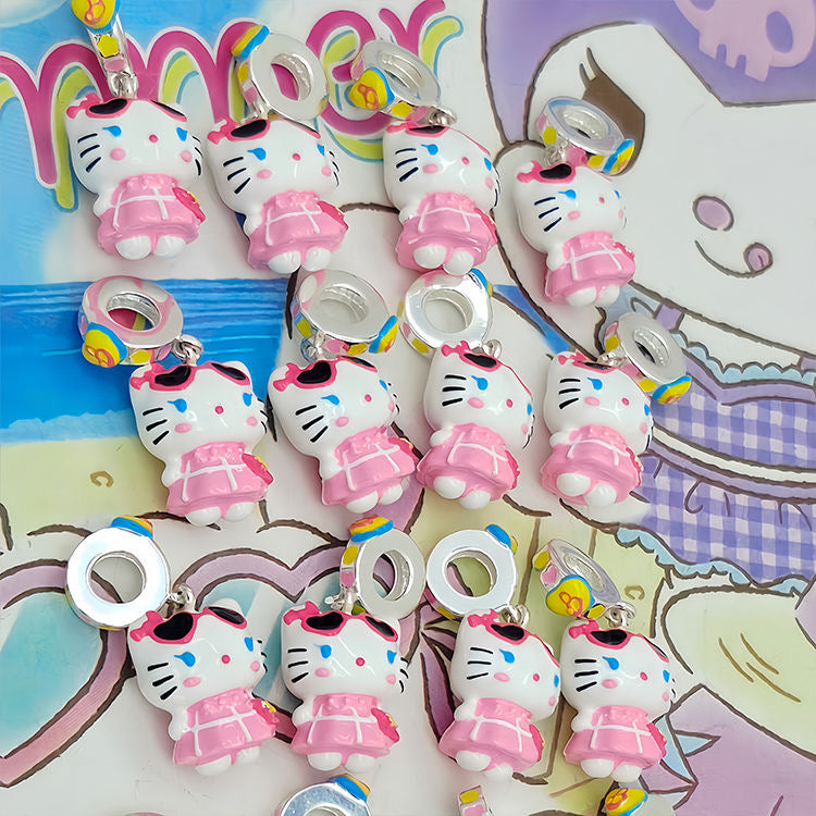 Hello Kitty Alloy Beads