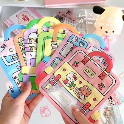 Cartoon Suitcase Ziploc Bag