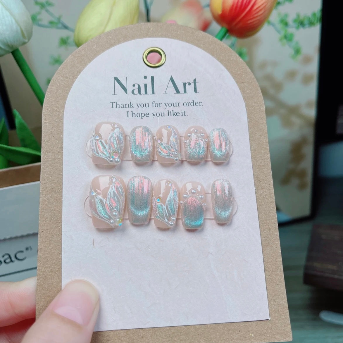 Handmade Mermaid Nails