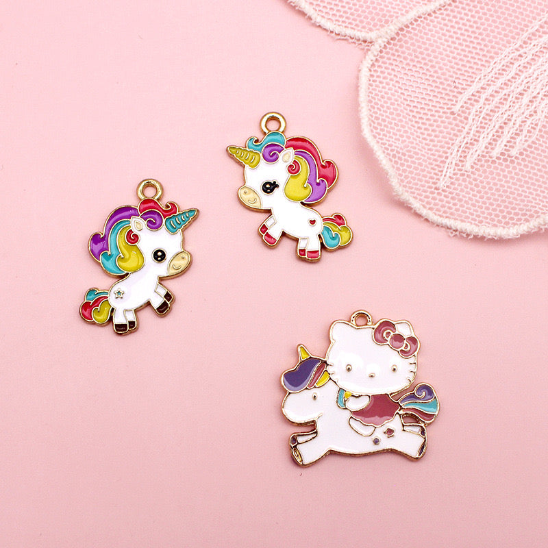 Unicorn Alloy Charm