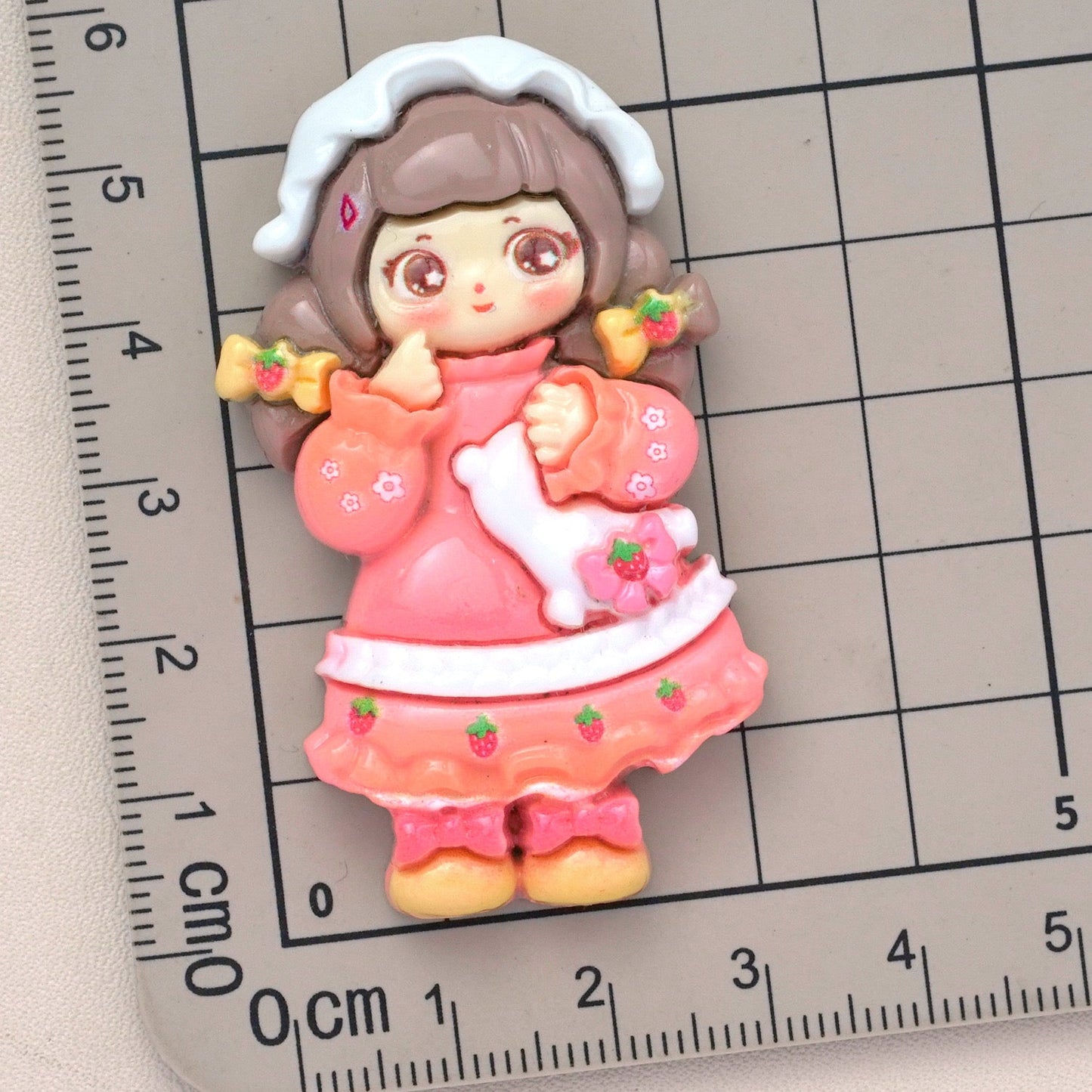 Large Cute Girl Charm