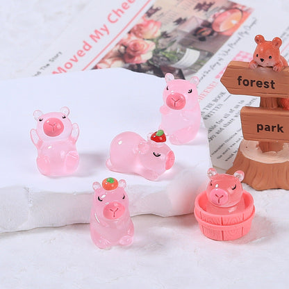 Glow-In-The-Dark Piglet Charm