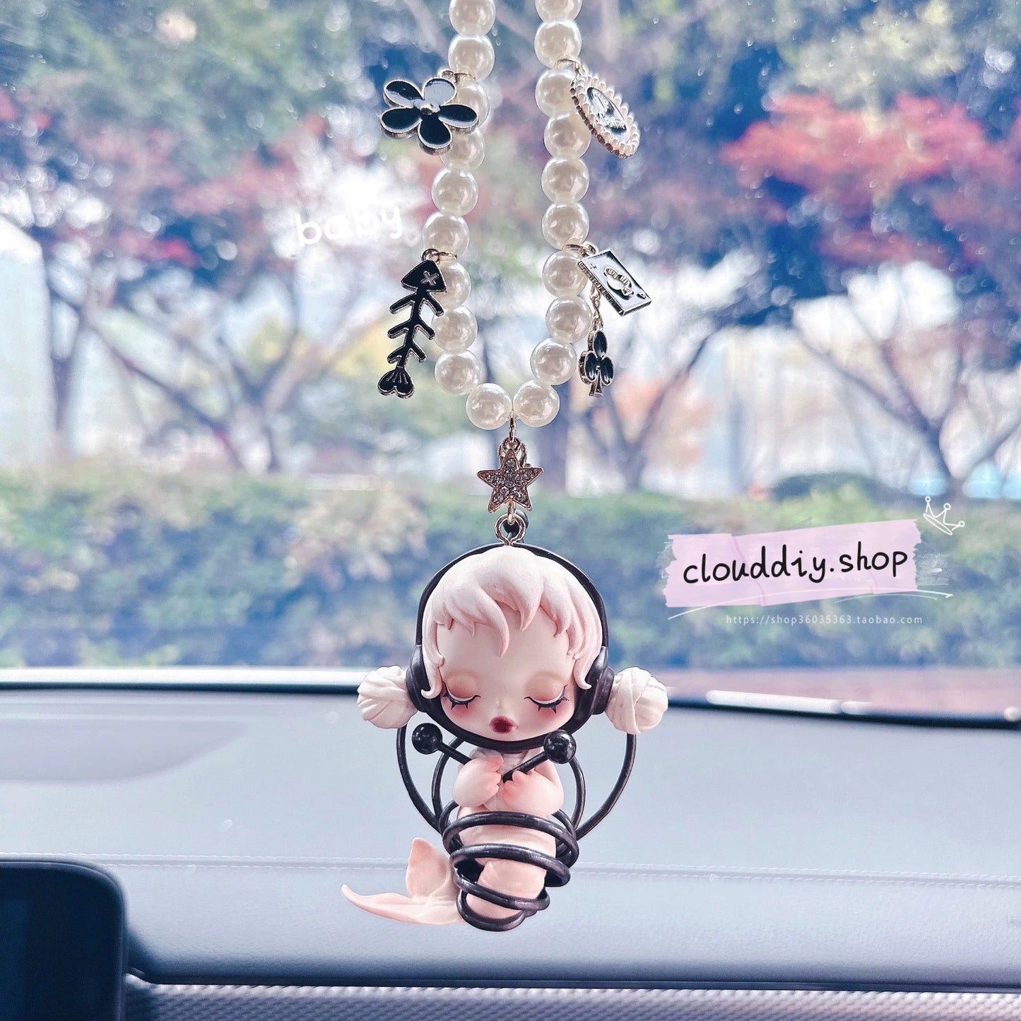 Skullpanda Car Pendant