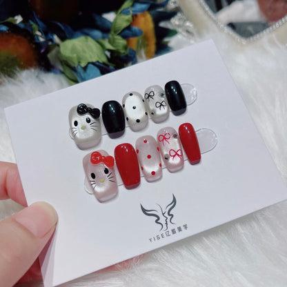 Hello Kitty Nails