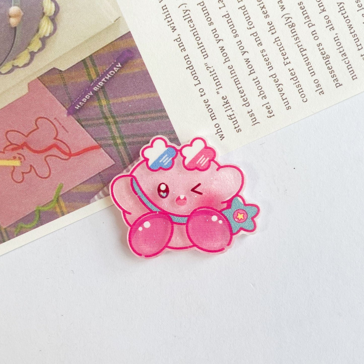 Kirby Acrylic Charm