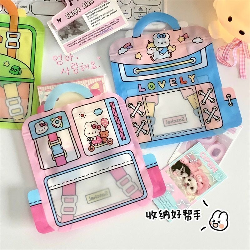 Cartoon Suitcase Ziploc Bag