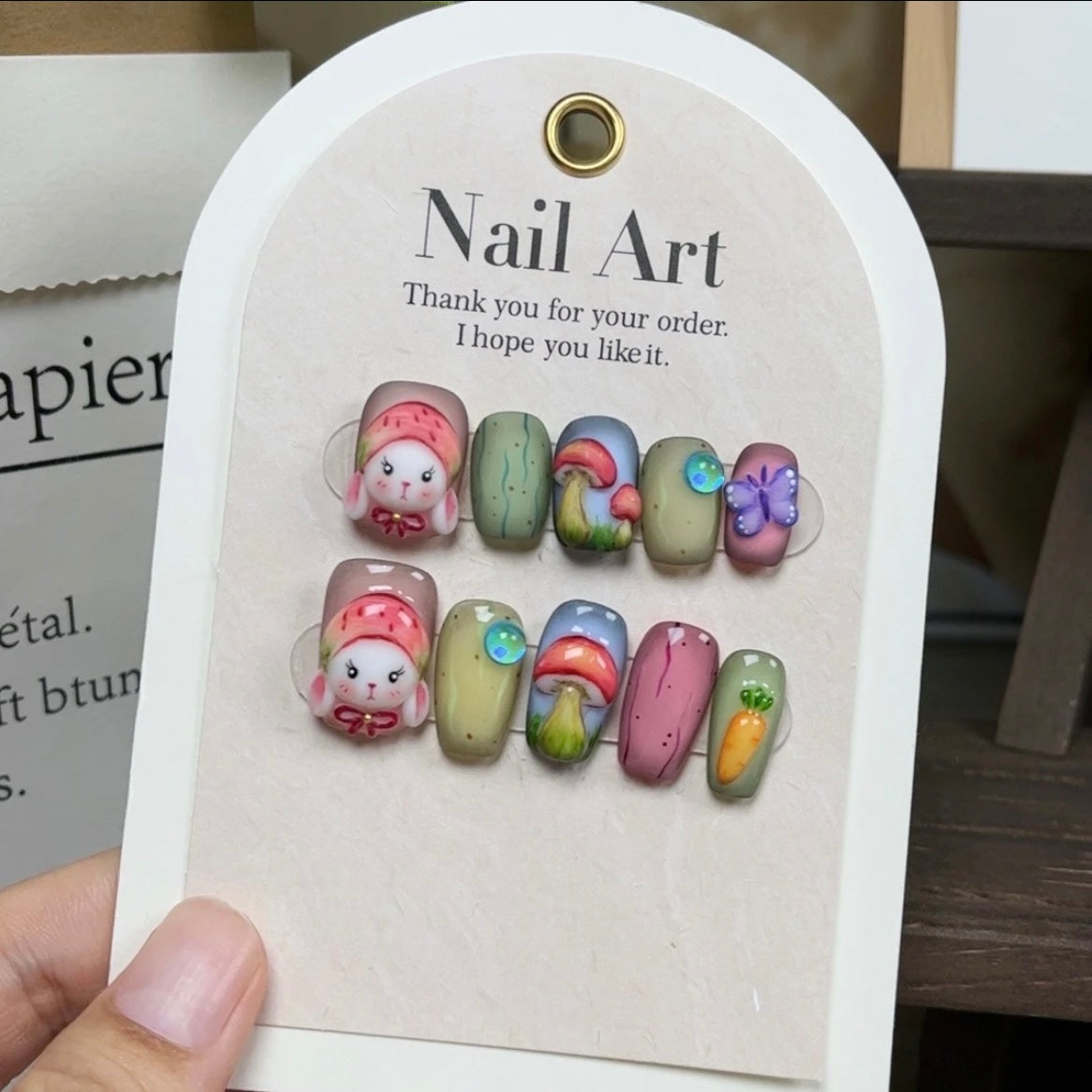 Magic Forest Handmade Nails