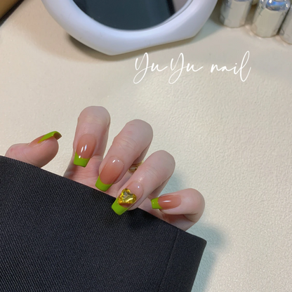 Handmade Avocado Nails