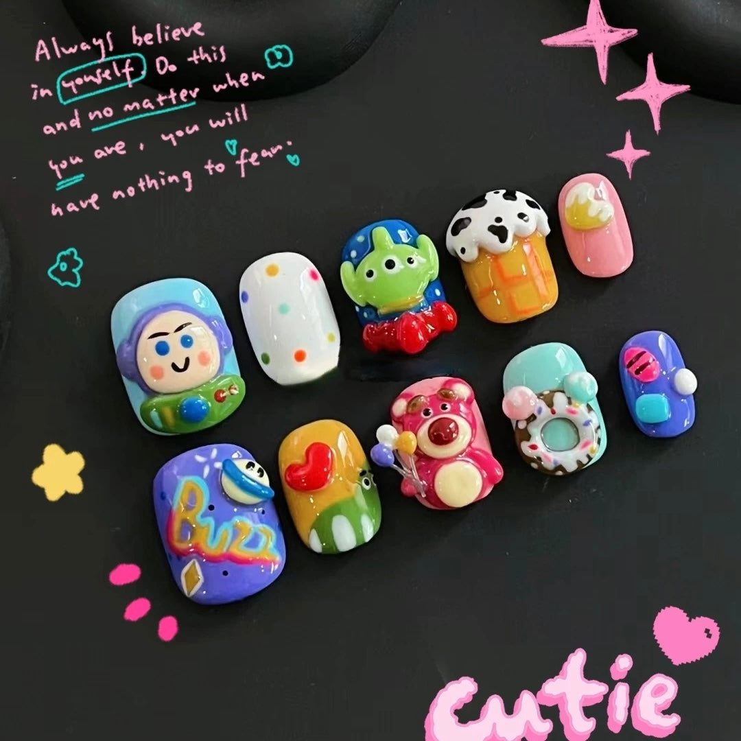 Cute Cartoon Nails