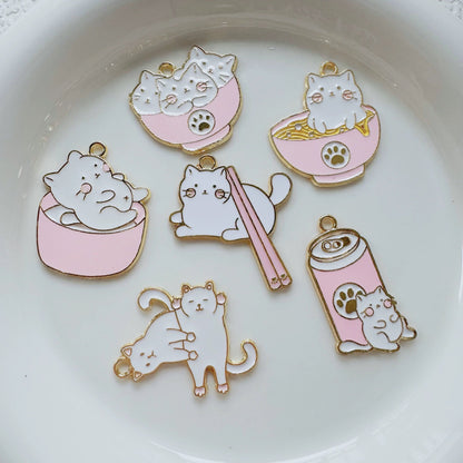 Cat Alloy Charm