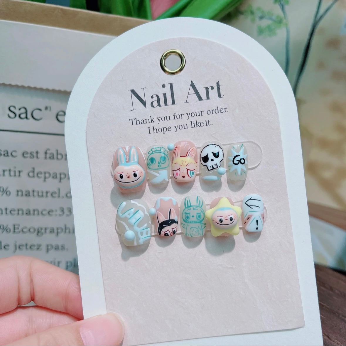 Fairy Monster Handmade Nails