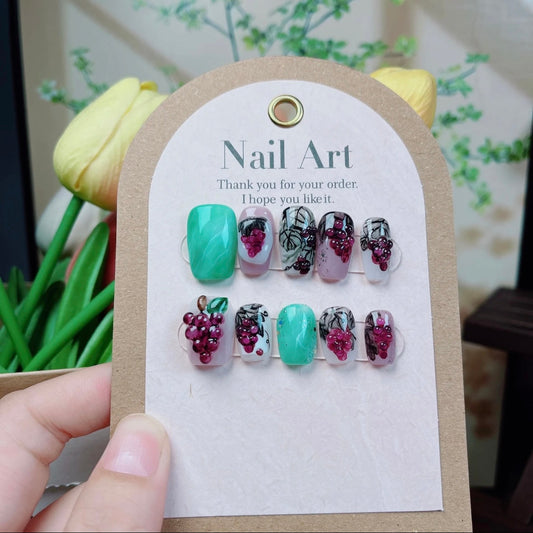 Grape Handmade Nail