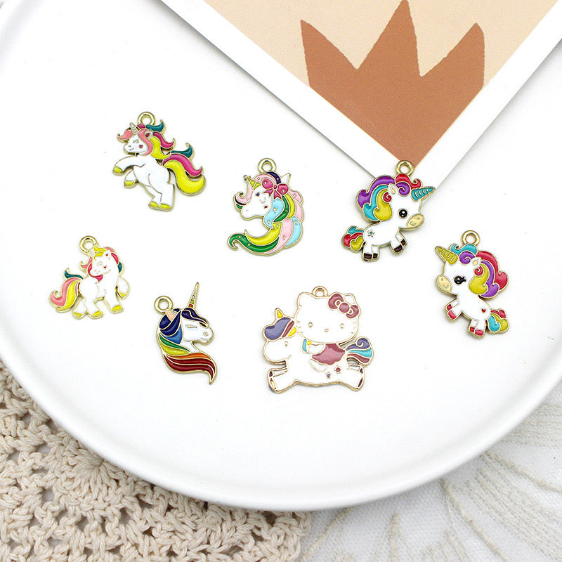 Unicorn Alloy Charm