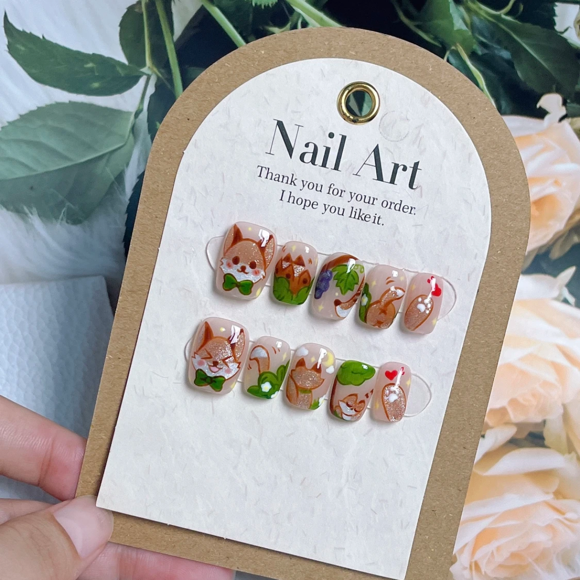 Fox Nail Art