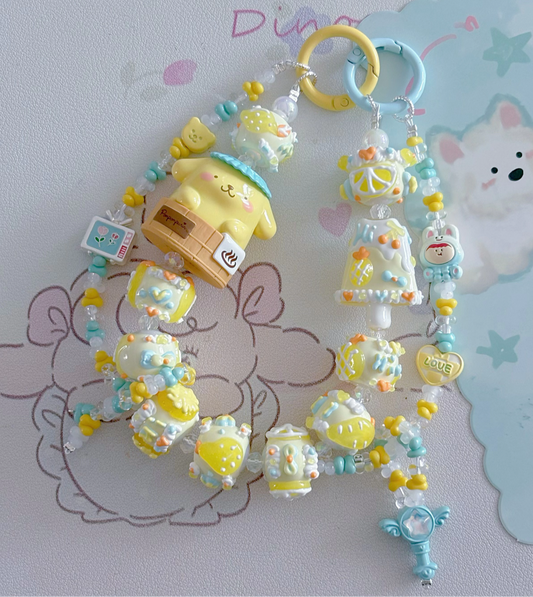 PomPomPurin Phone Bag Pendant