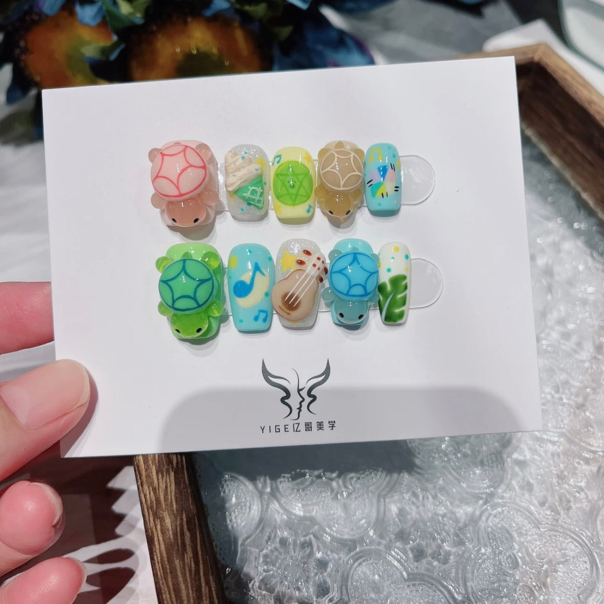 Turtle Handmade Nails