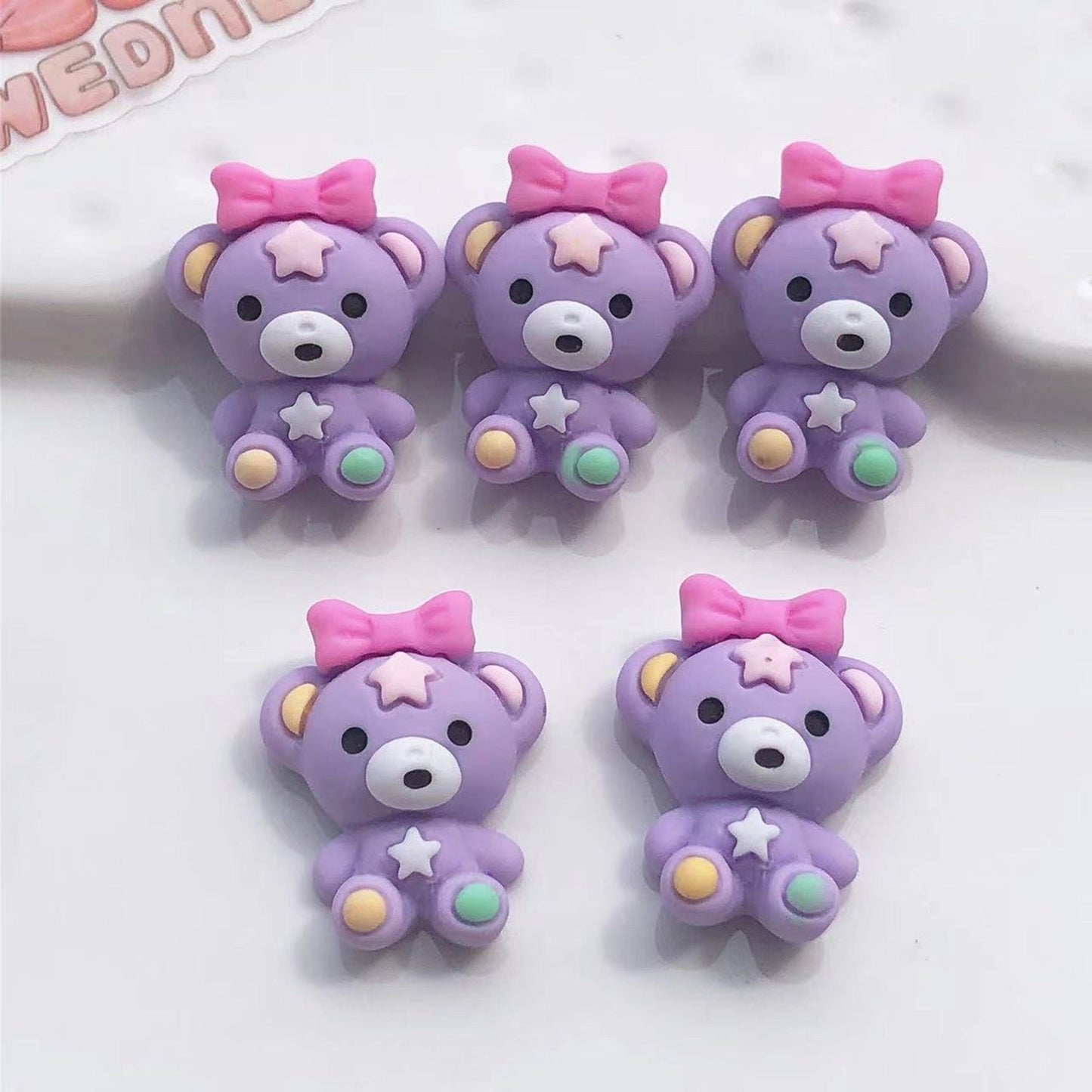 Bow Bear Charm