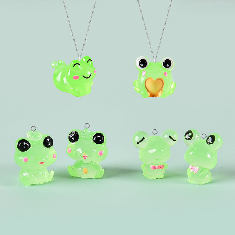 Glow-In-The-Dark Frog Charm