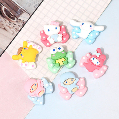 Cartoon Bow Sanrio DIY Charm