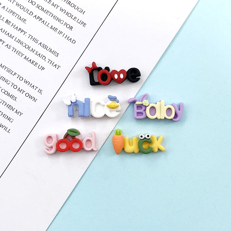 Charm of cartoon letters