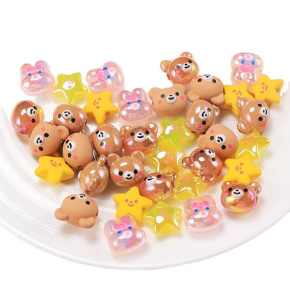 Little Bear Rabbit Star Beads