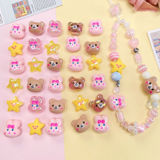 Little Bear Rabbit Star Beads