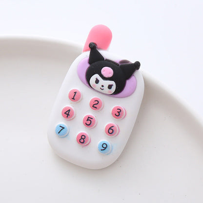 Cartoon Sanrio Telephone Charm