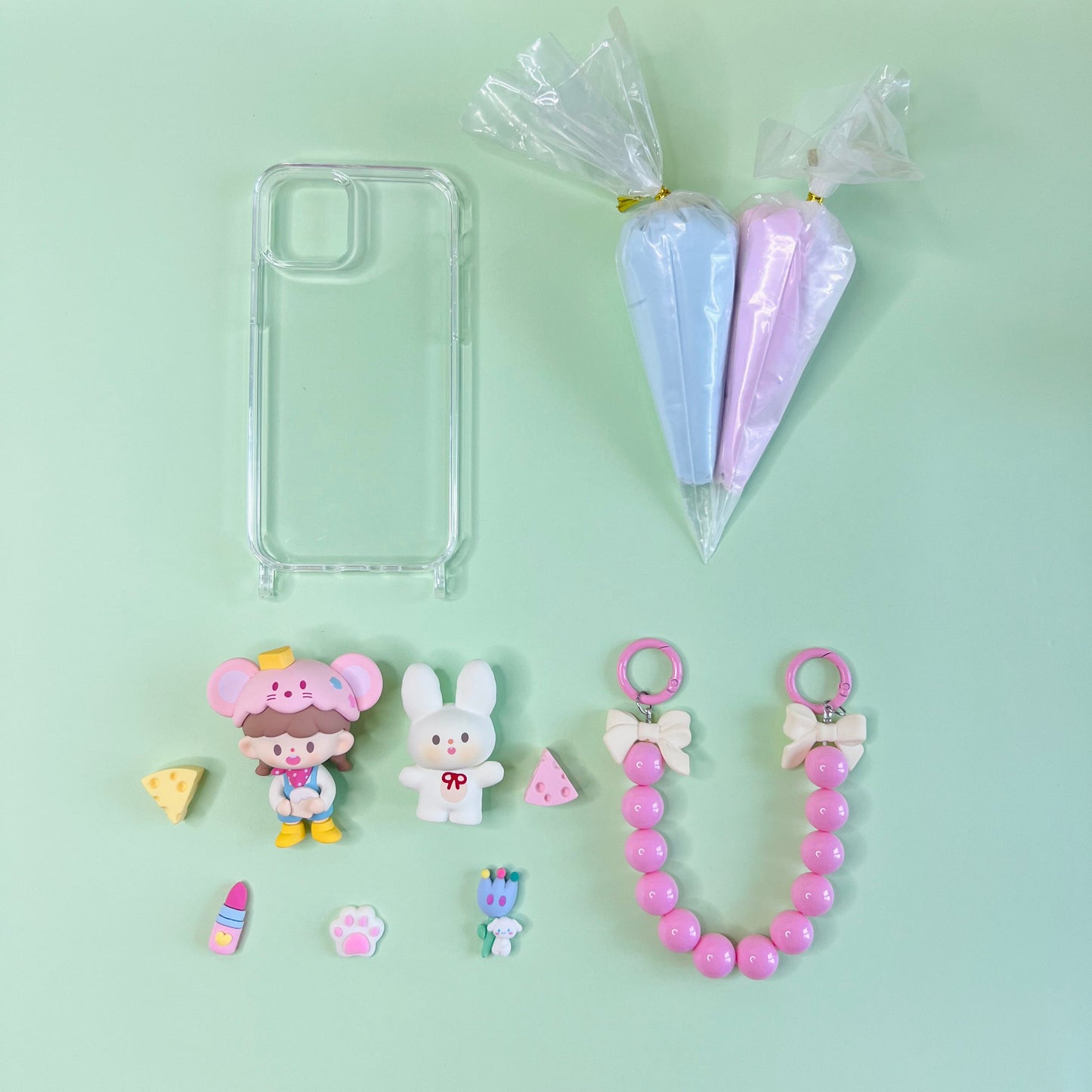 DIY Kit With Cream Glue Phone Case